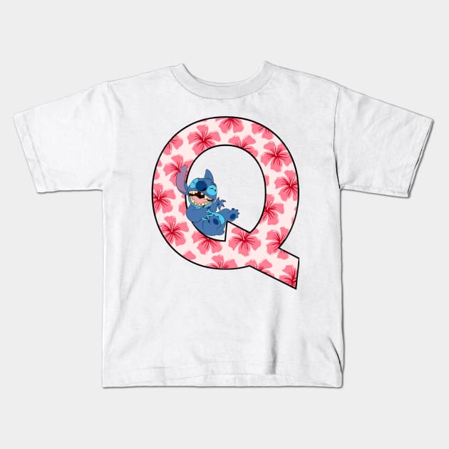 Stitch letter Kids T-Shirt by ZoeBaruch